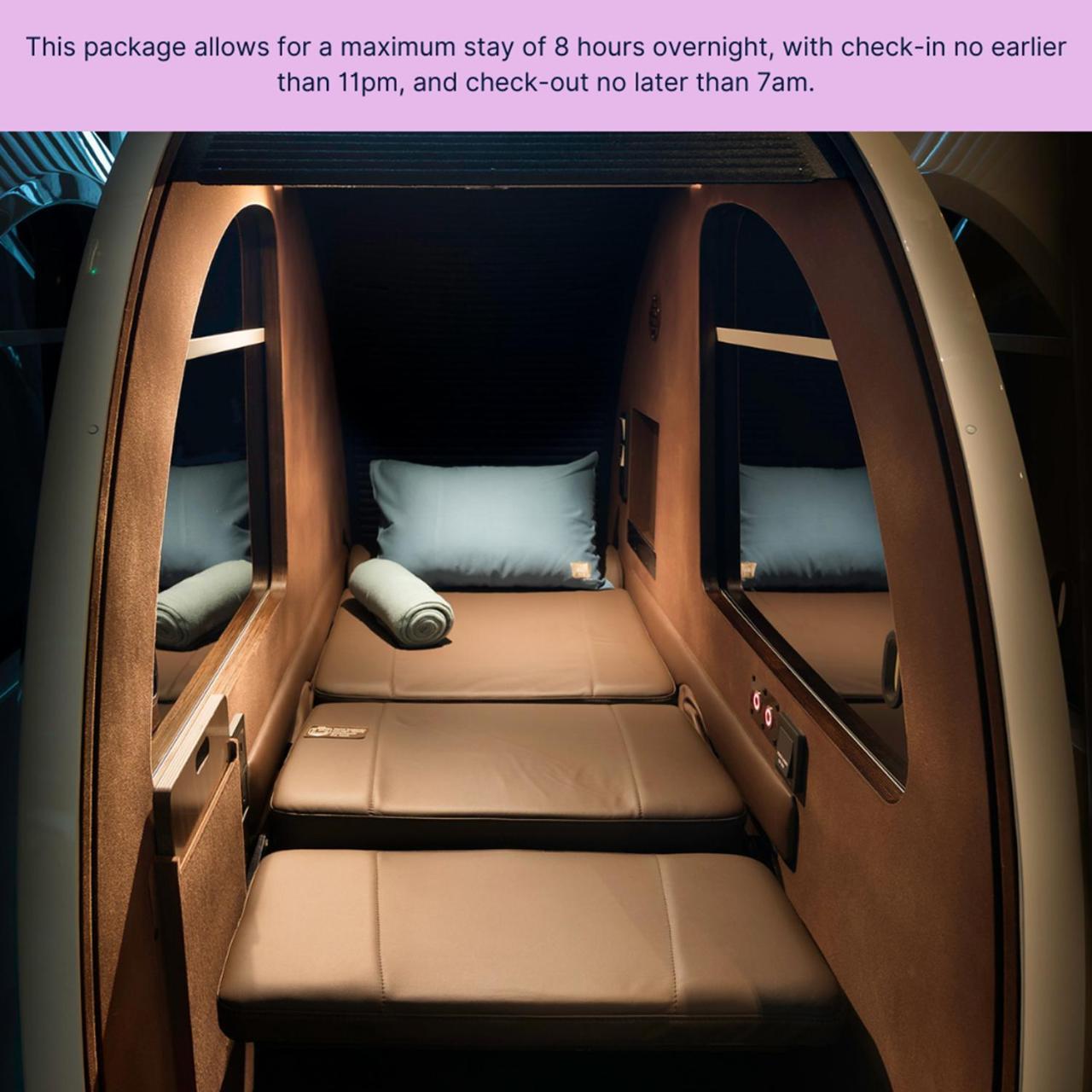 Nap Pod – 8 Hour from 2300-0700 hrs 11pm-7am