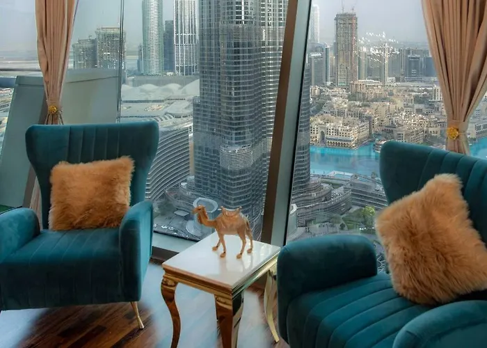 First Class 3Br With Full Burj Khalifa And Fountain View Dubai