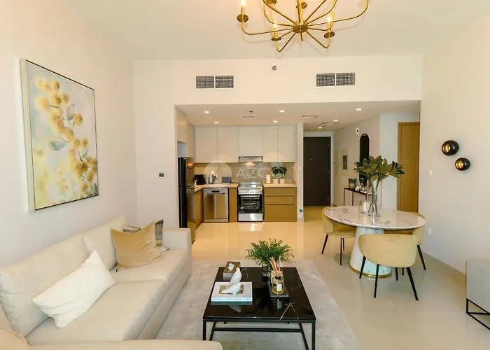 Luxury One Bedroom Apartment - Creek Harbour Dubái con Piscina